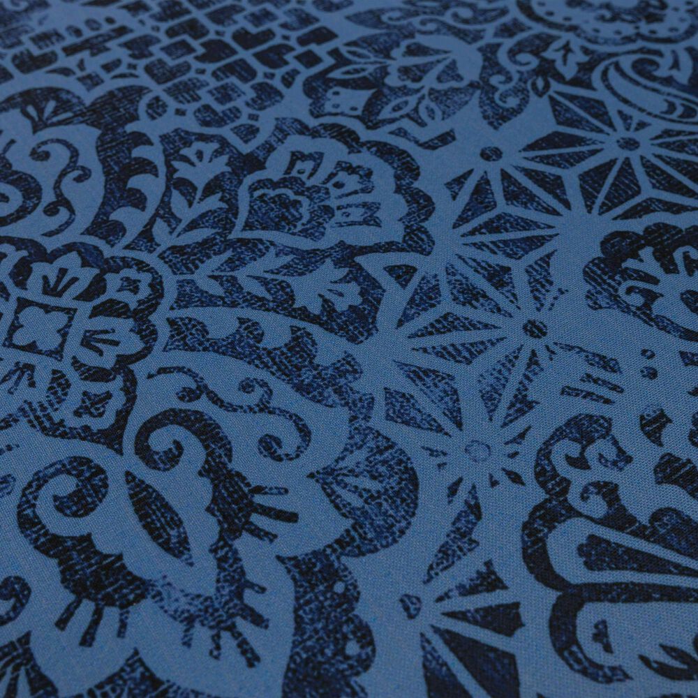 Mohawk Dri-Pro Deluxe Damask Nouveau 1&#39;8&quot; x 3&#39;6&quot; Blue Area Rug, , large