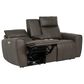 Aurora Furnishings Power Headrest Reclining Loveseat in Dallas Espresso, , large