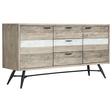 Blue River Bridges Sideboard in Natural and Gray, , large