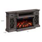 Fabio Flames Hamilton Panorama Media Mantel in Weathered Gray, , large