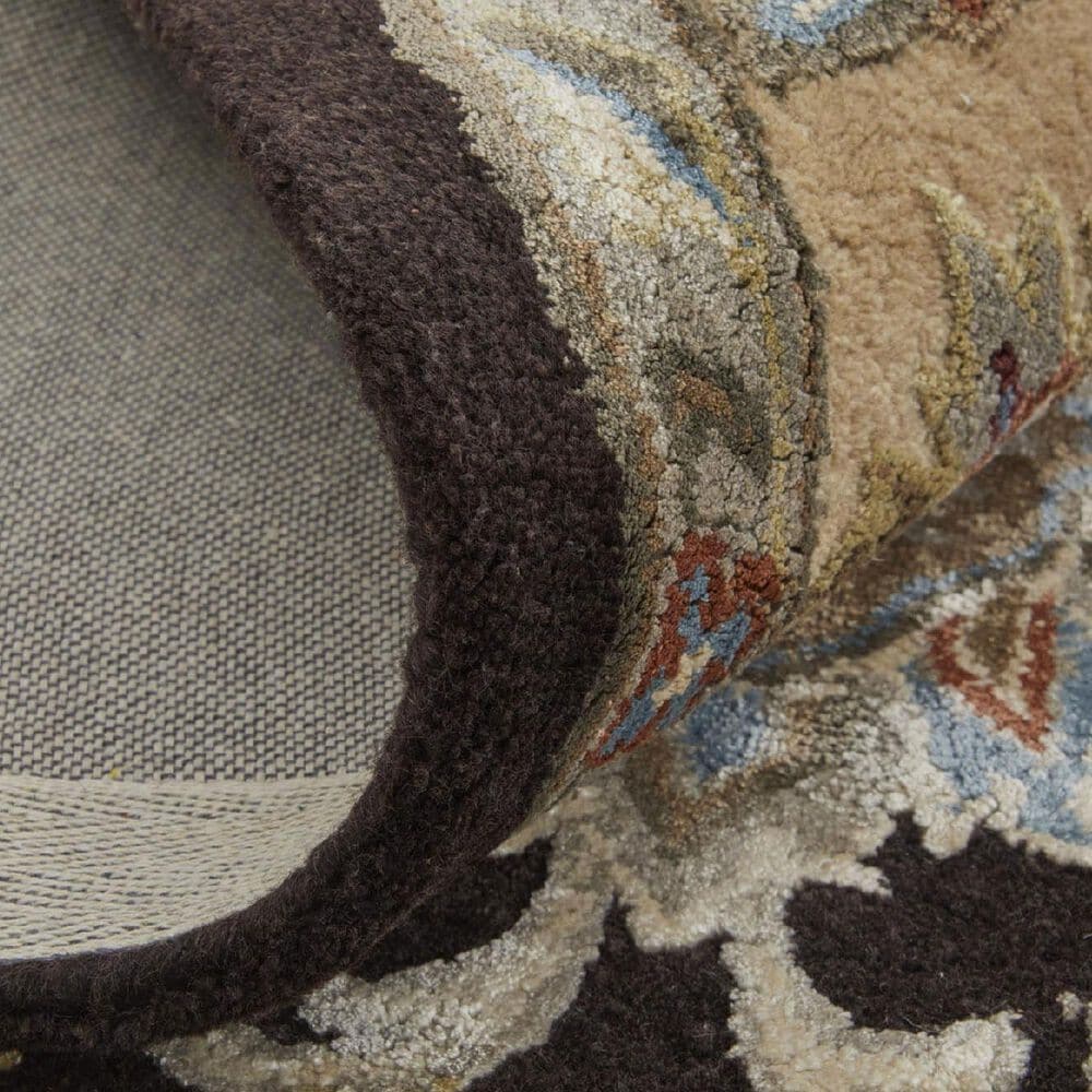 Feizy Prescott 5&#39; x 8&#39; Brown and Beige Area Rug, , large