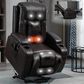 Hearth and Haven Power Lift Recliner in Brown, , large