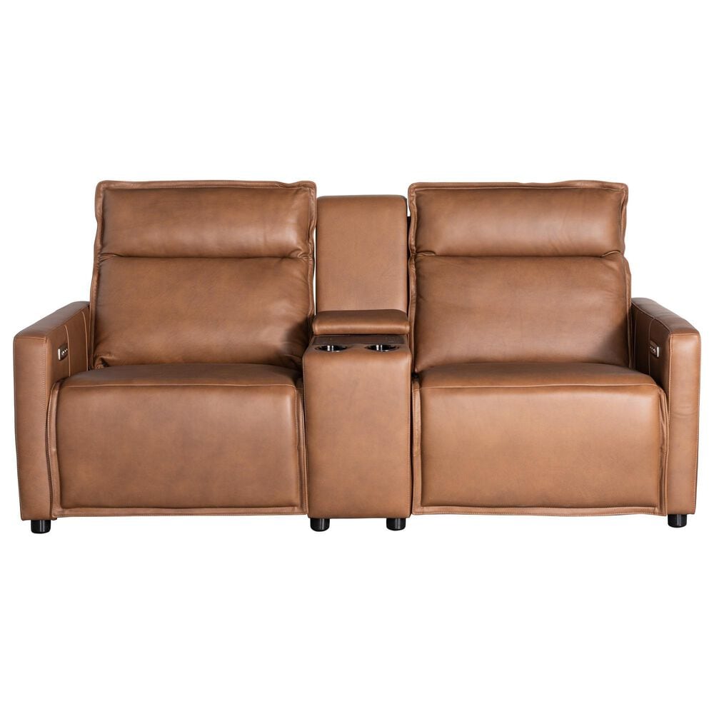 Aurora Furnishings Malta Power Zero Gravity Reclining Loveseat with Vibration in Bourbon, , large
