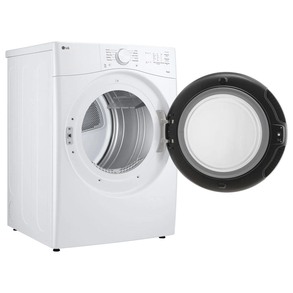 LG 7.4 Cu. Ft. Ultra Large Capacity Smart Front Load Electric Dryer in White, , large