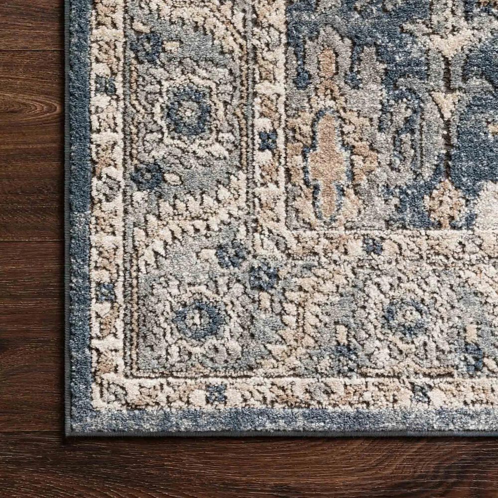 Loloi II Teagan TEA-03 3&#39;4&quot; x 5&#39;7&quot; Denim and Pebble Area Rug, , large