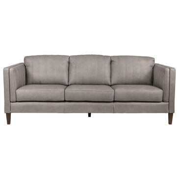 Chateau D"ax 89" Leather Sofa in Cemento, , large