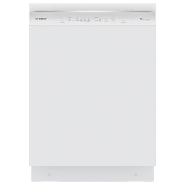 Bosch 300 Series 24"" Built-In Recessed Handle Dishwasher with 8 Wash Cycles in White, , large