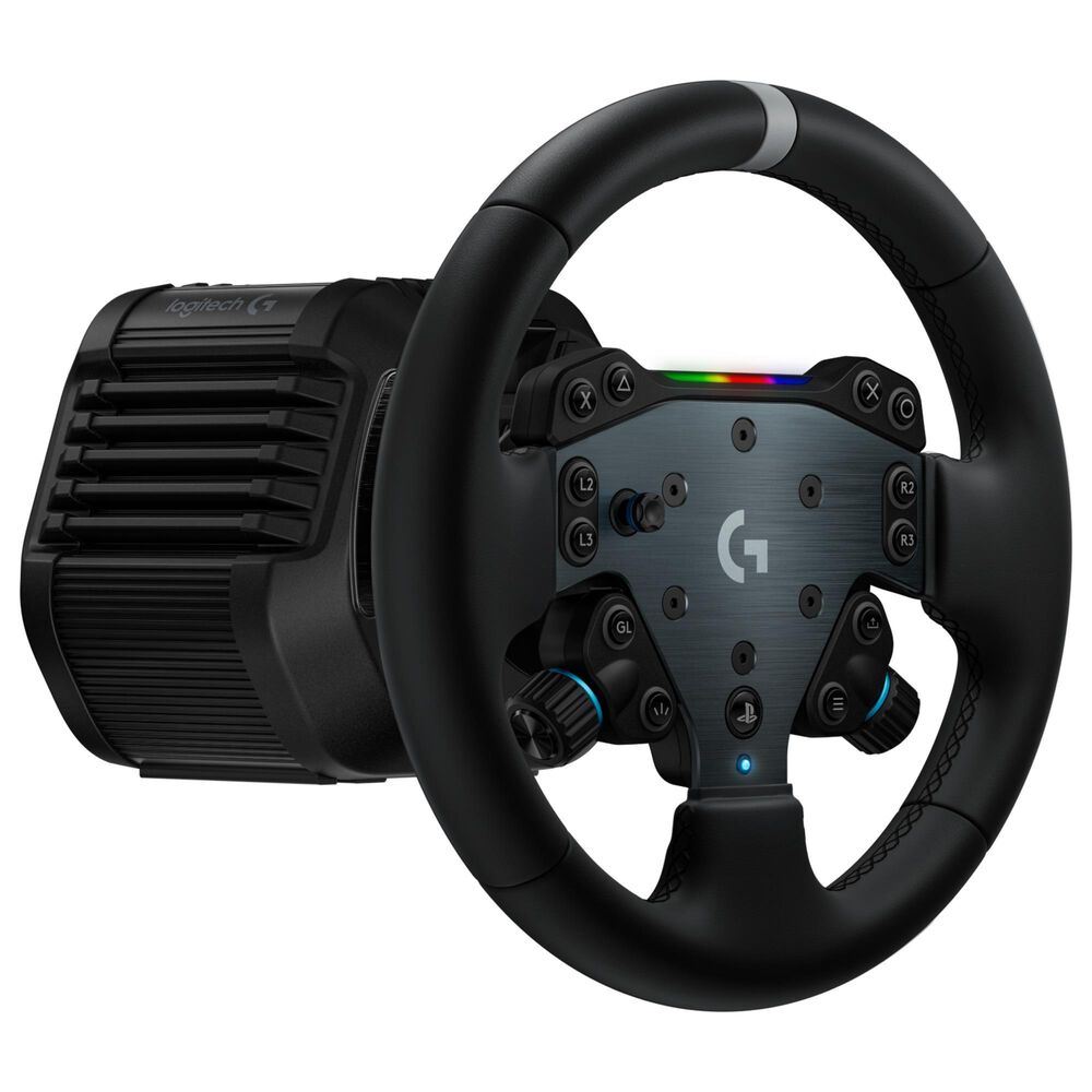 Logitech RS50 System 3-Piece Sim Racing Steering Wheel Setup for PS|PC in Black, , large