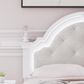 Ashley Kozlani Full Upholstered Panel Bed in Matte White, , large