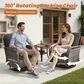 HOMLUX 7-Piece Patio Conversation Set in Black, , large