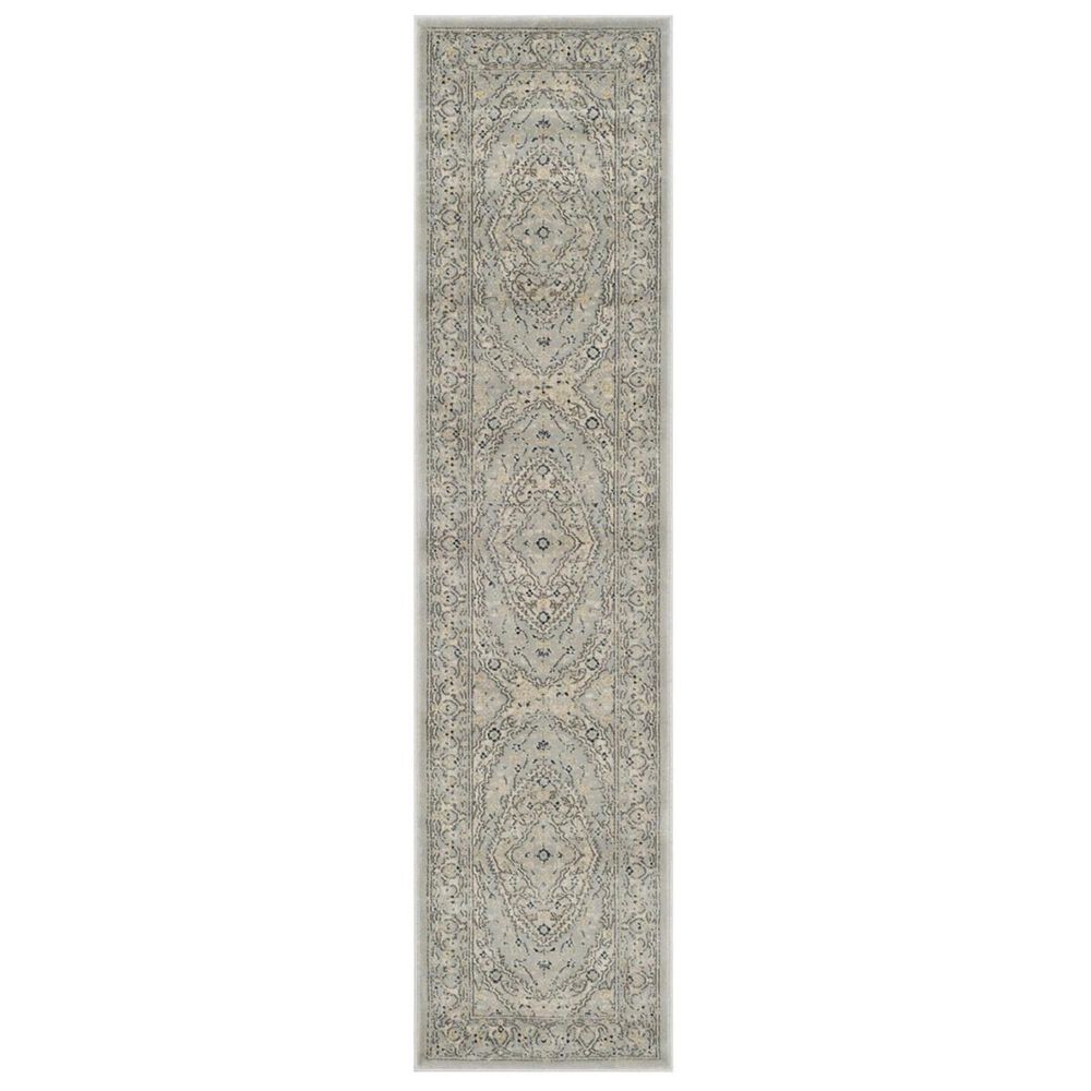 Safavieh Evoke EVK518L 2" x 8" Light Grey and Cream Runner, , large