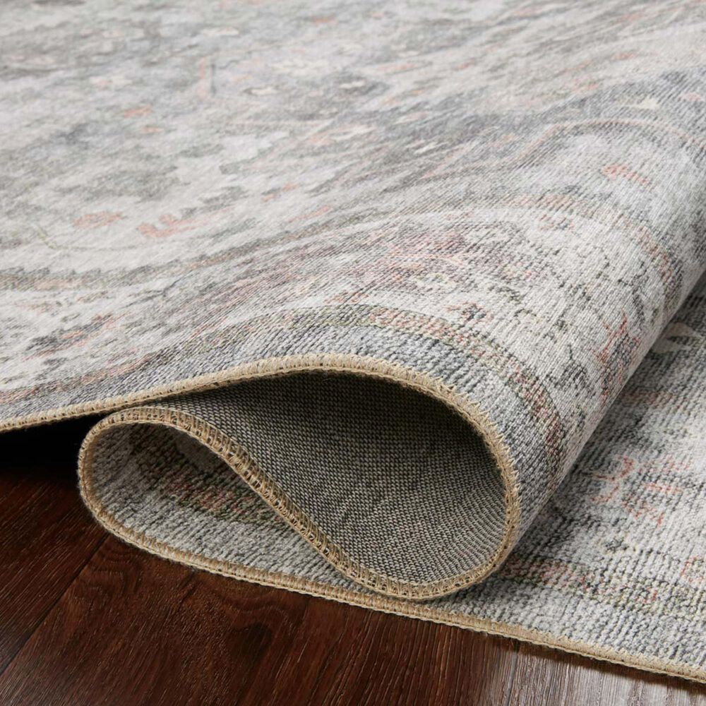 Loloi II Heidi 2&#39; x 5&#39; Dove and Blush Area Rug, , large