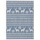 Dalyn Rug Company Wonderland WN28 3" x 5" Navy Indoor/Outdoor Area Rug, , large