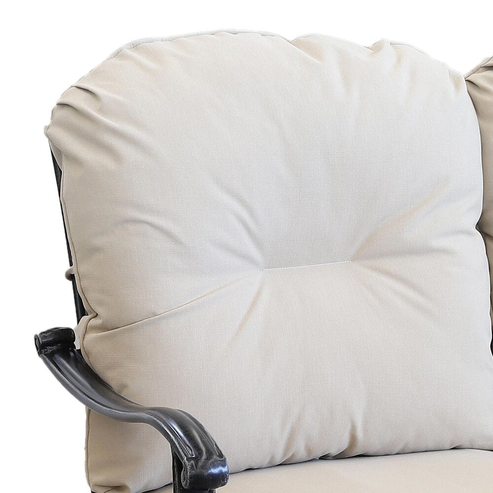 GatherCraft Geneva Patio Sofa in Linen Beige, , large