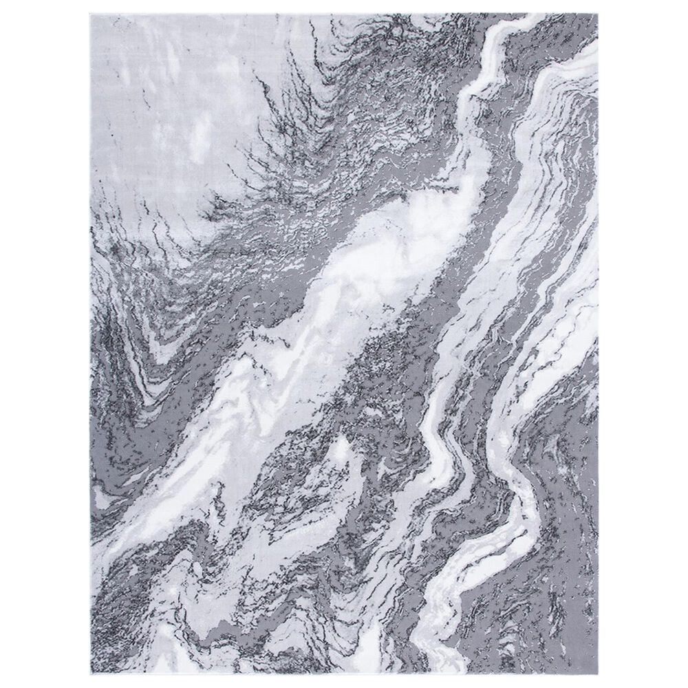 Safavieh Craft CFT844F 8" x 10" Light Grey and Grey Area Rug, , large