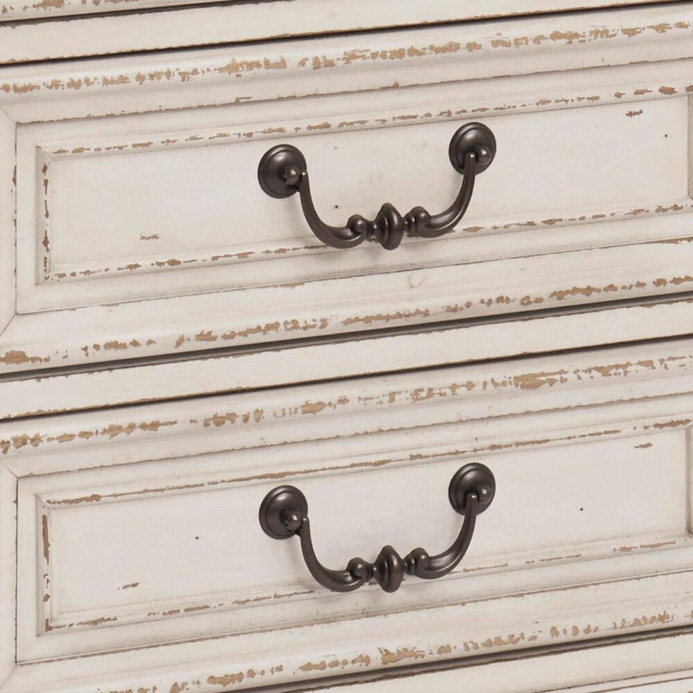 Signature Design By Ashley Realyn 5 Piece Twin Bedroom Set In Chipped White Nebraska Furniture Mart