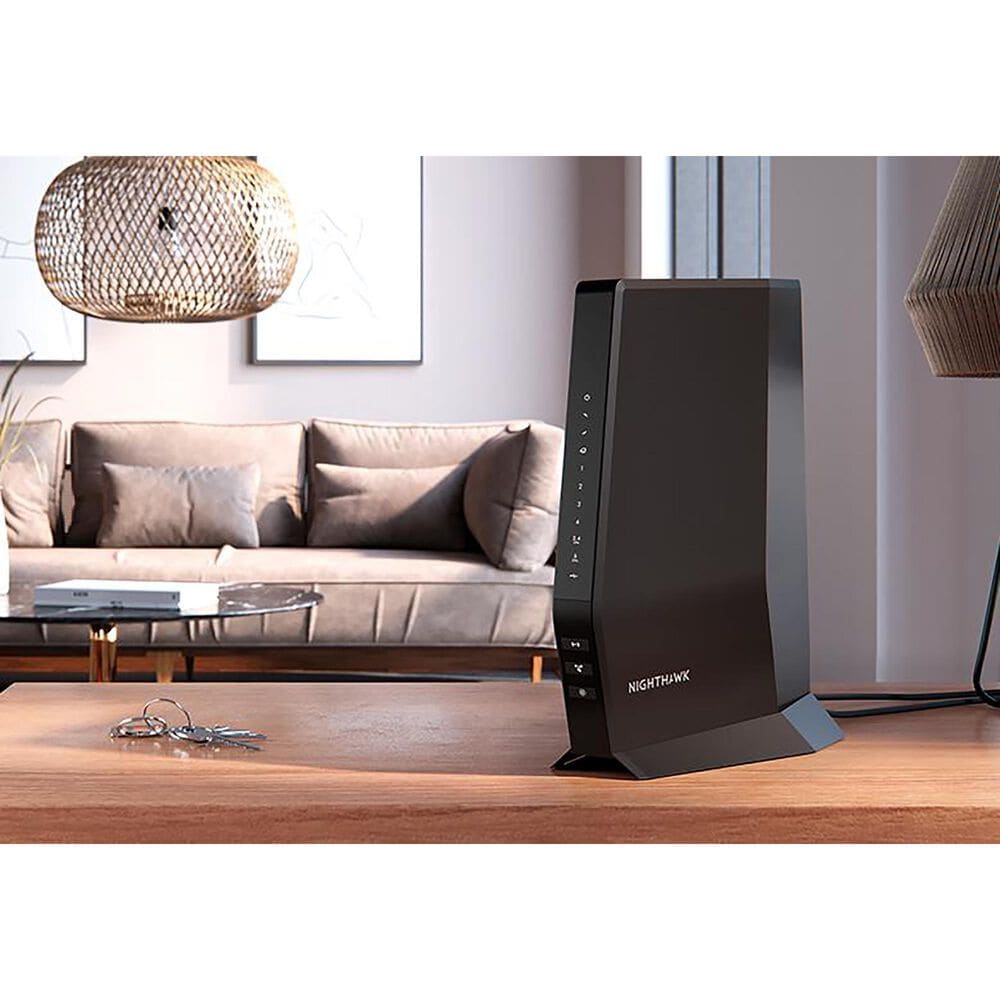 NETGEAR Nighthawk Multi Gigabit 2.7Gbps Cable Modem with Wi-Fi 6 Router, , large