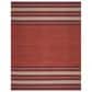 Safavieh Montauk 9" x 12" Red and Ivory Area Rug, , large