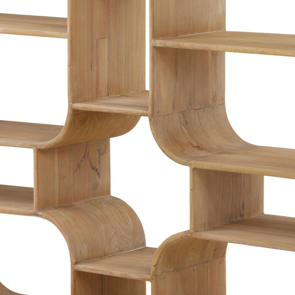 Blue Sun Designs Gaetan Bookcase in Light Natural, , large