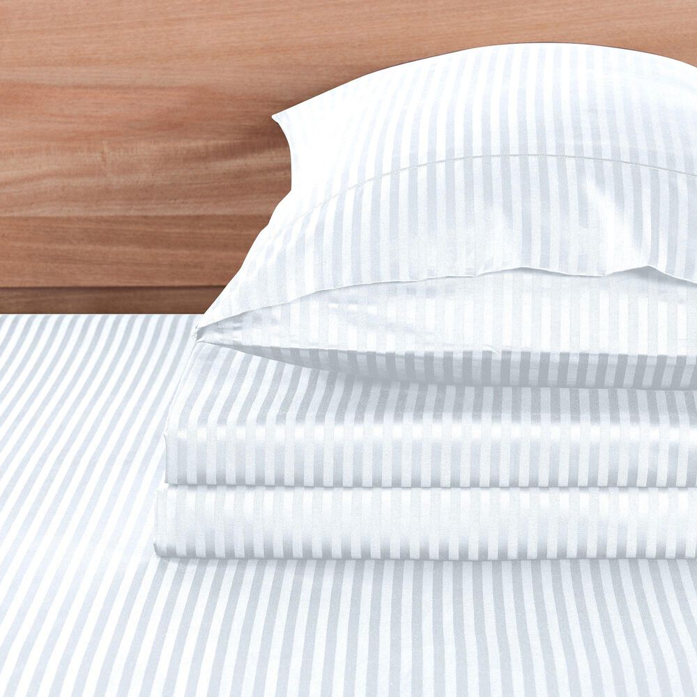Trade Linker 4-Piece Queen 500 Thread Count Sheet Set in White, , large