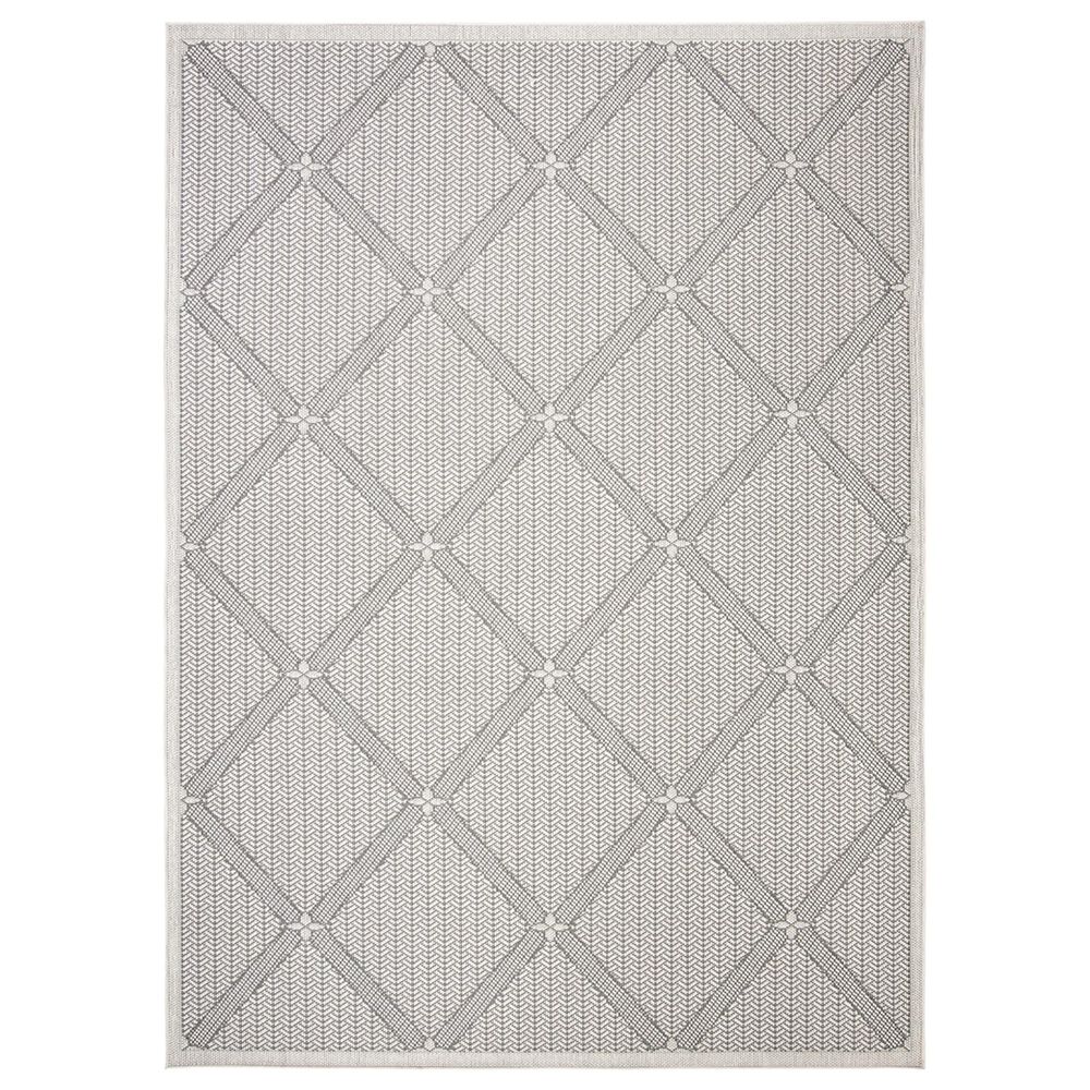Safavieh Bermuda 9" x 12" Cream and Grey Indoor/Outdoor Area Performance Rug, , large
