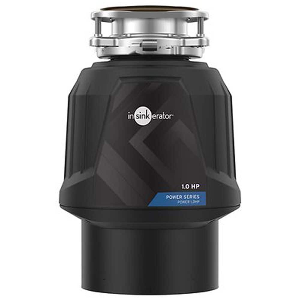 InSinkerator Power 1 HP Garbage Disposal in Black, , large