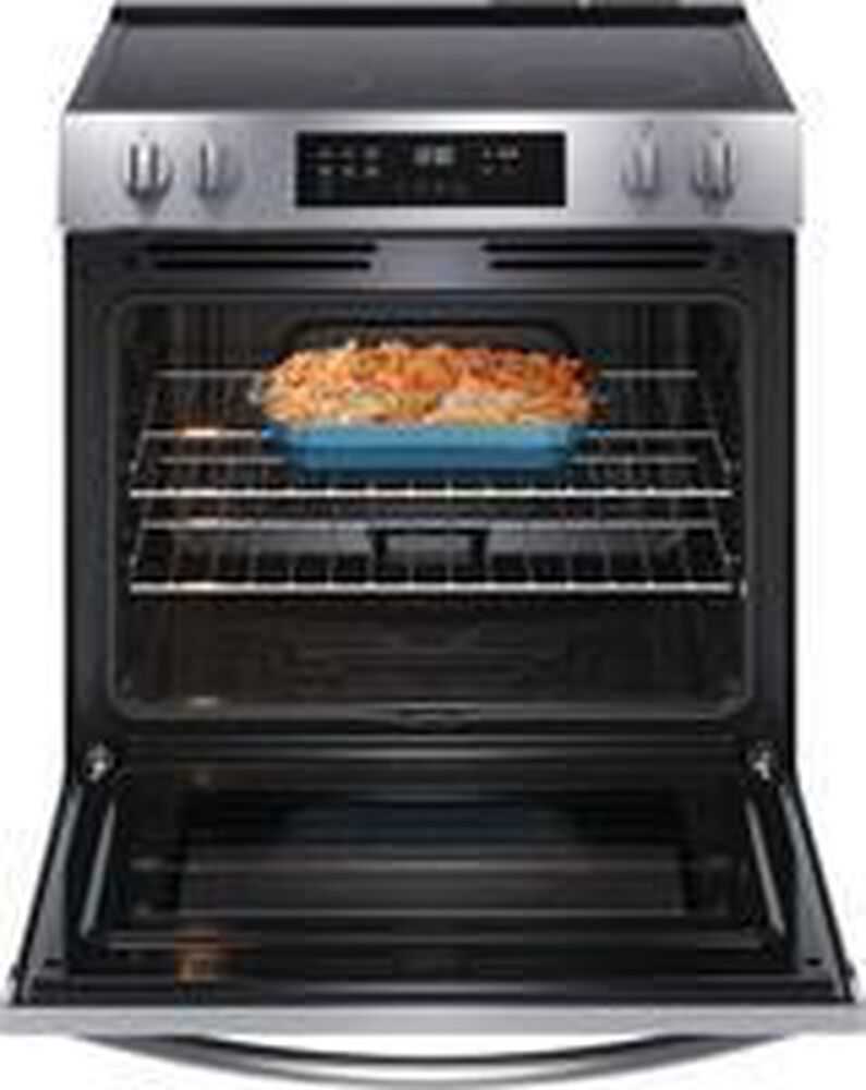 Frigidaire 30&quot; Front Control Electric Range in Stainless Steel, , large