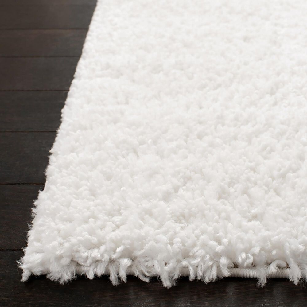 Safavieh August Shag AUG900A 3&#39; x 5&#39; White Area Rug, , large