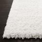 Safavieh August Shag AUG900A 3" x 5" White Area Rug, , large