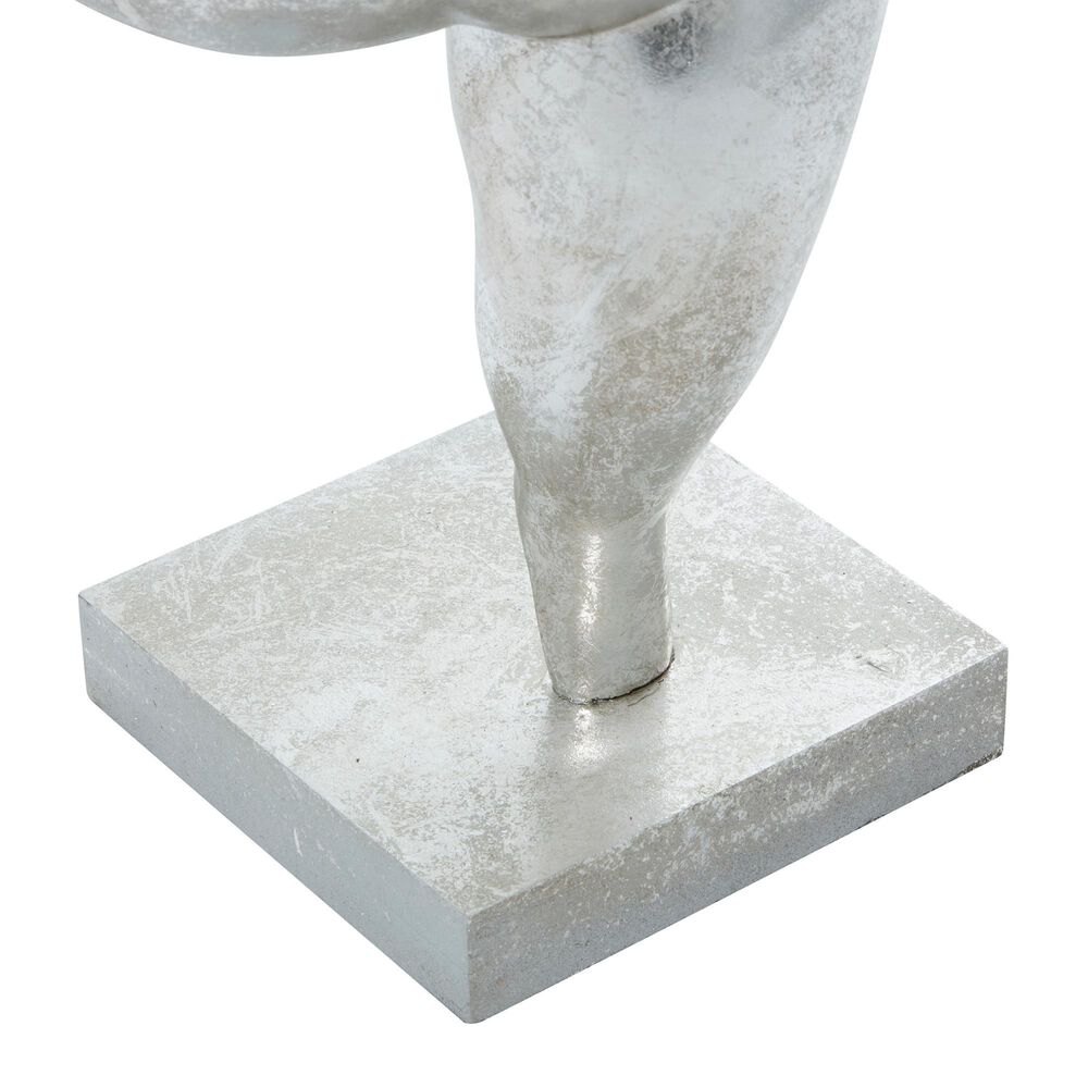 Maple and Jade 20&quot; x 7&quot; Dancing Women Sculpture in Silver, , large