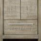 Lexora Home Lafarre 24" Single Bathroom Vanity in Rustic Acacia with 2 cm White Quartz Top and Rectangular Sink, , large
