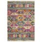 Safavieh Madison MAD118C 5"1" x 7"6" Blue and Fuchsia Area Rug, , large