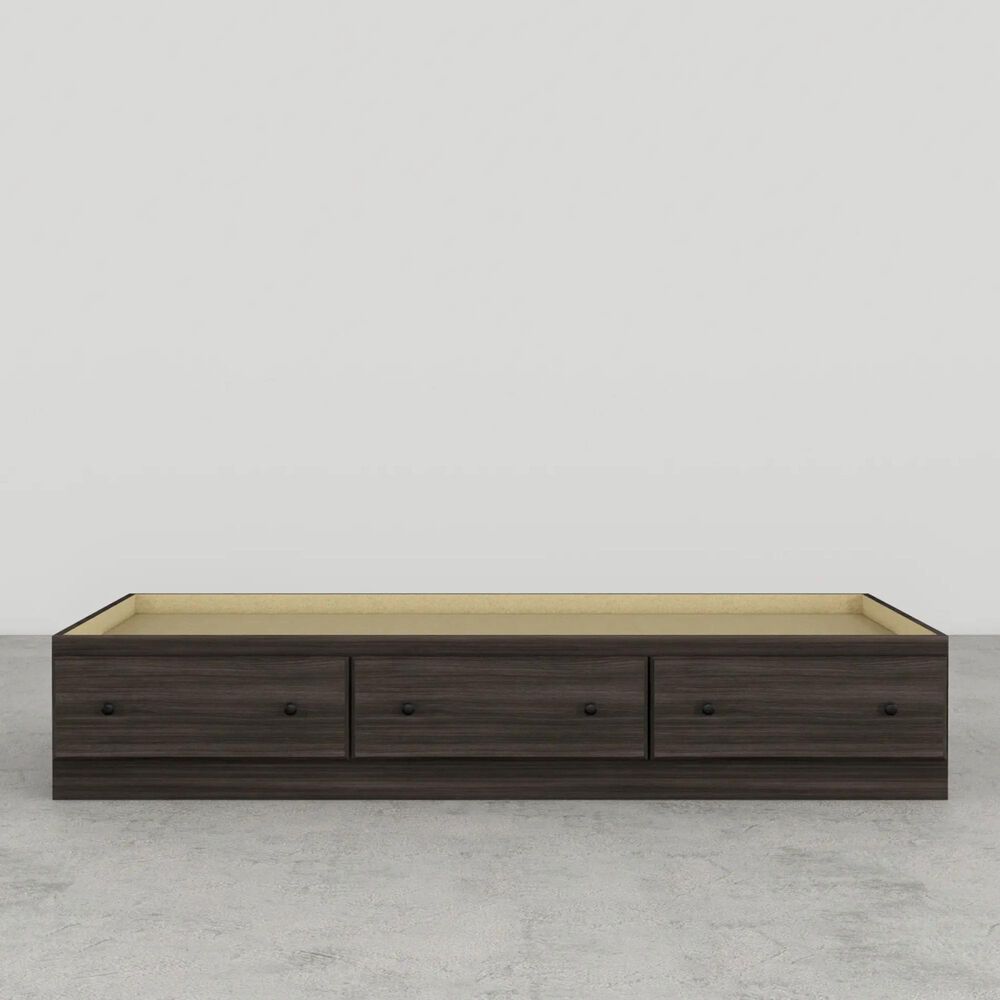Lemoore Essential Twin Mates Bed in Grey Walnut, , large