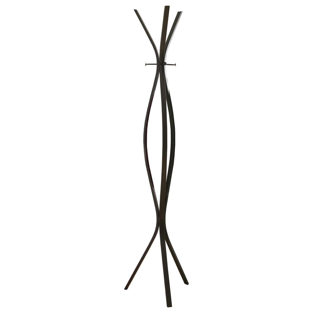 Monarch Specialties Contemporary 72"H Coat Rack in Cappuccino, , large