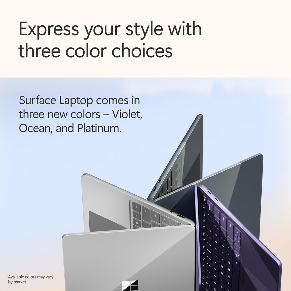 Microsoft Surface Copilot+ PC 13&quot; Touchscreen Laptop - Qualcomm Snapdragon X Plus - 16GB RAM - 512GB UFS - Windows 11 Home - Ocean - Device Only - &#40;Latest Model&#41;, , large