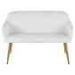 Lumisource Daniella Upholstered Bench in Gold, , large