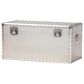 Baxton Studio Serge Storage Trunk in Silver, , large