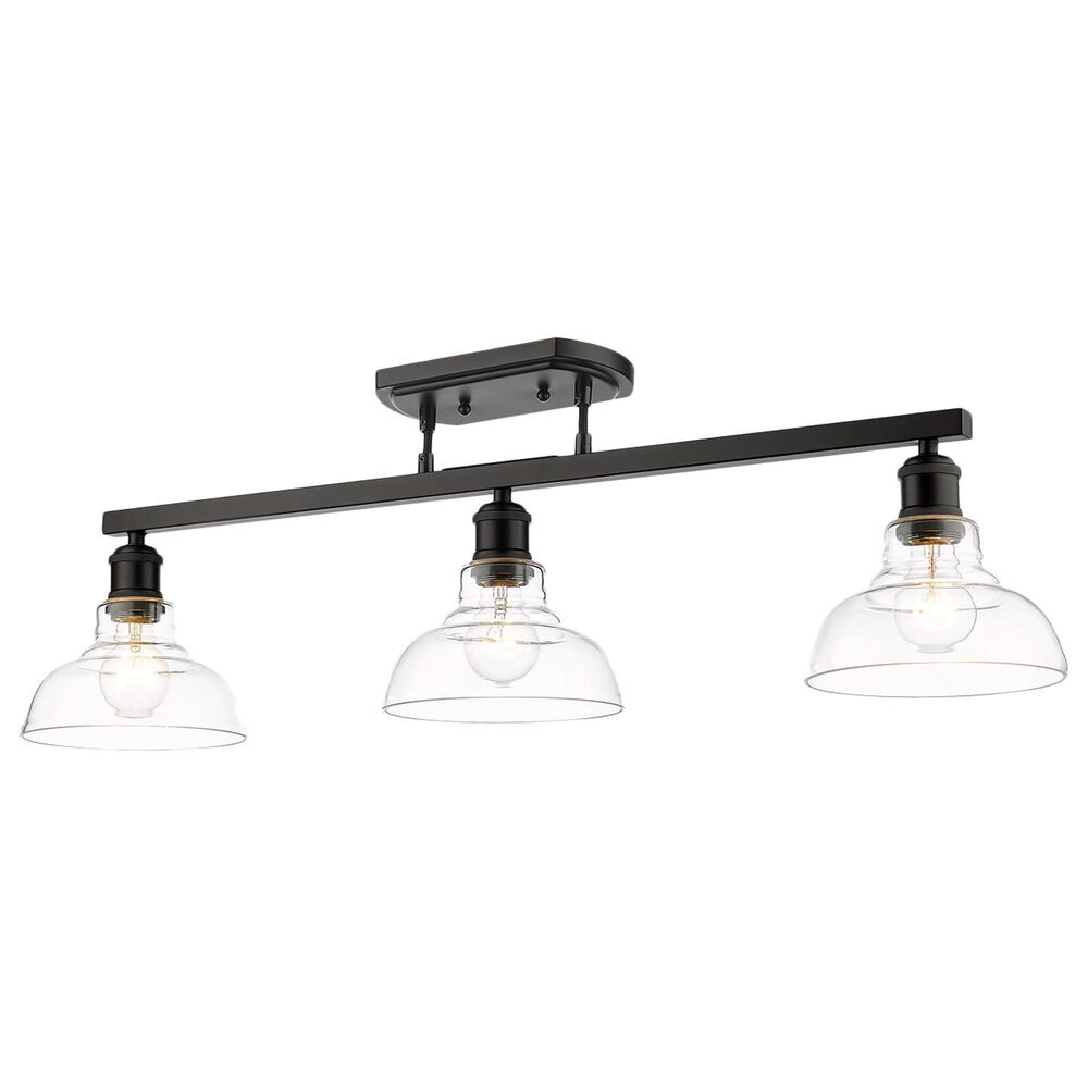 Golden Lighting Carver Linear Pendant in Matte Black, , large
