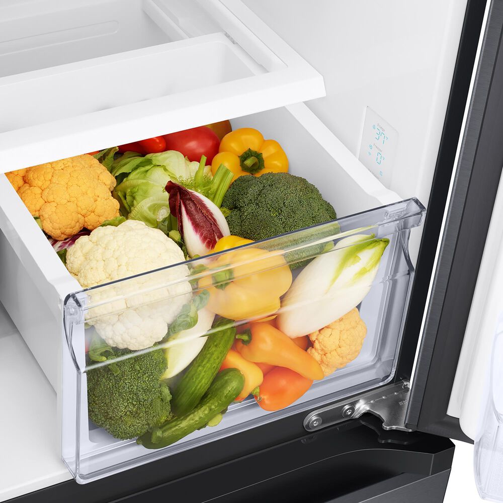 Samsung 17.5 Cu. Ft. French Door Refrigerator in Black Stainless Steel, , large