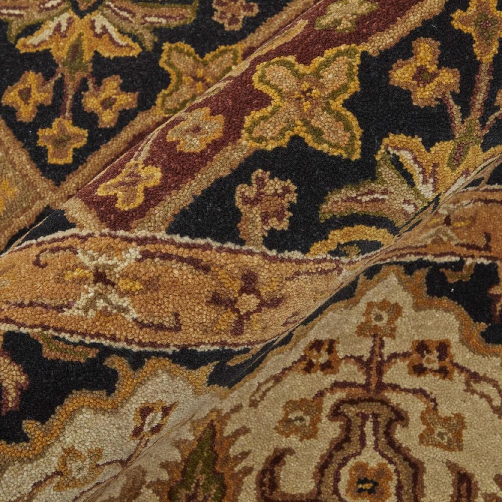 Feizy Rugs Wagner Black and Multicolor 5&#39; x 8&#39; Area Rug, , large