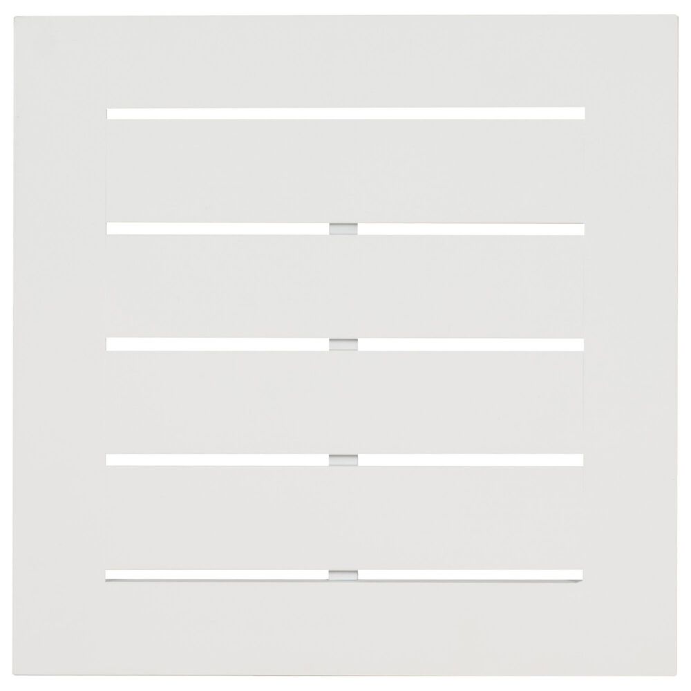 Linon Home Decor Claiborne Square Side Table in White, , large
