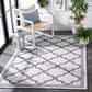 Safavieh Bermuda 6"7" x 9"2" Grey and Brown Indoor/Outdoor Area Performance Rug, , large