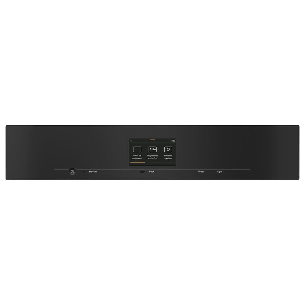 Miele VitroLine 24&quot; Smart Single Electric Wall Oven with Self Clean in Obsidian Black, , large