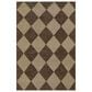 Momeni Willow WLO-4 9" x 12" Brown Area Rug, , large