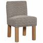 LH Imports Destiny Upholstered Side Chair in Pixel Brown, , large