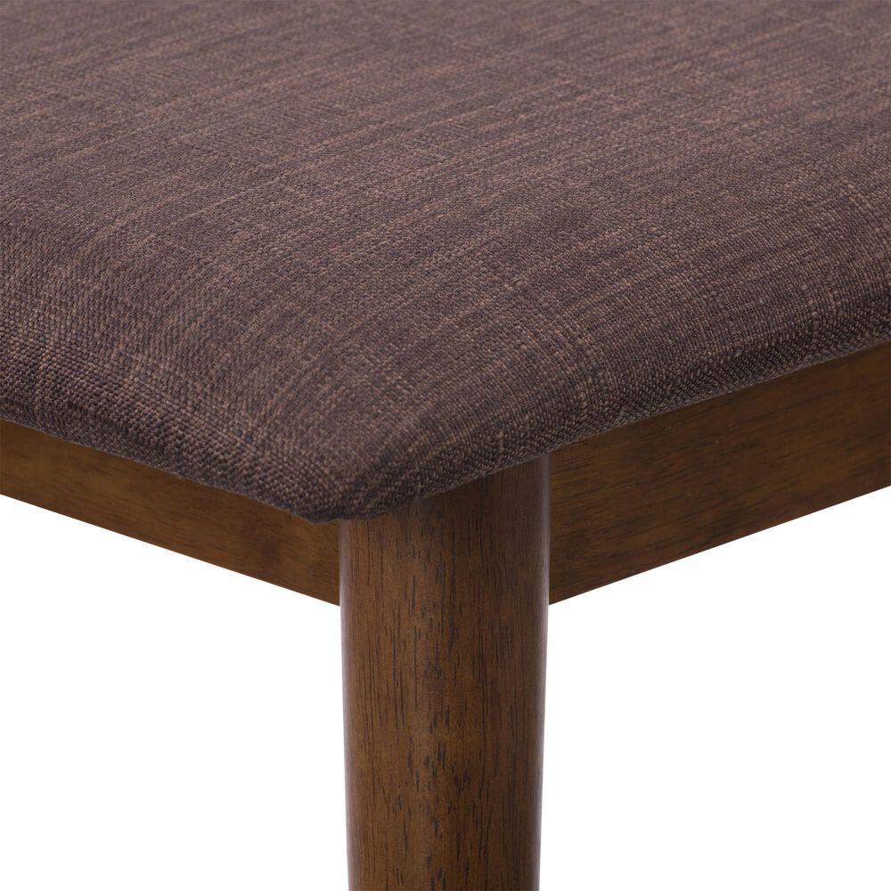 CorLiving Branson Dining Bench in Warm Walnut/Brown, , large