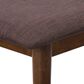 CorLiving Branson Dining Bench in Warm Walnut/Brown, , large