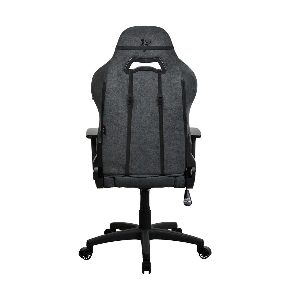 Arozzi Toretta Soft Fabric Gaming Chair in Dark Grey, , large