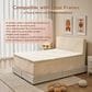 HOMLUX Plush Full Mattress with Beige Headboard, , large