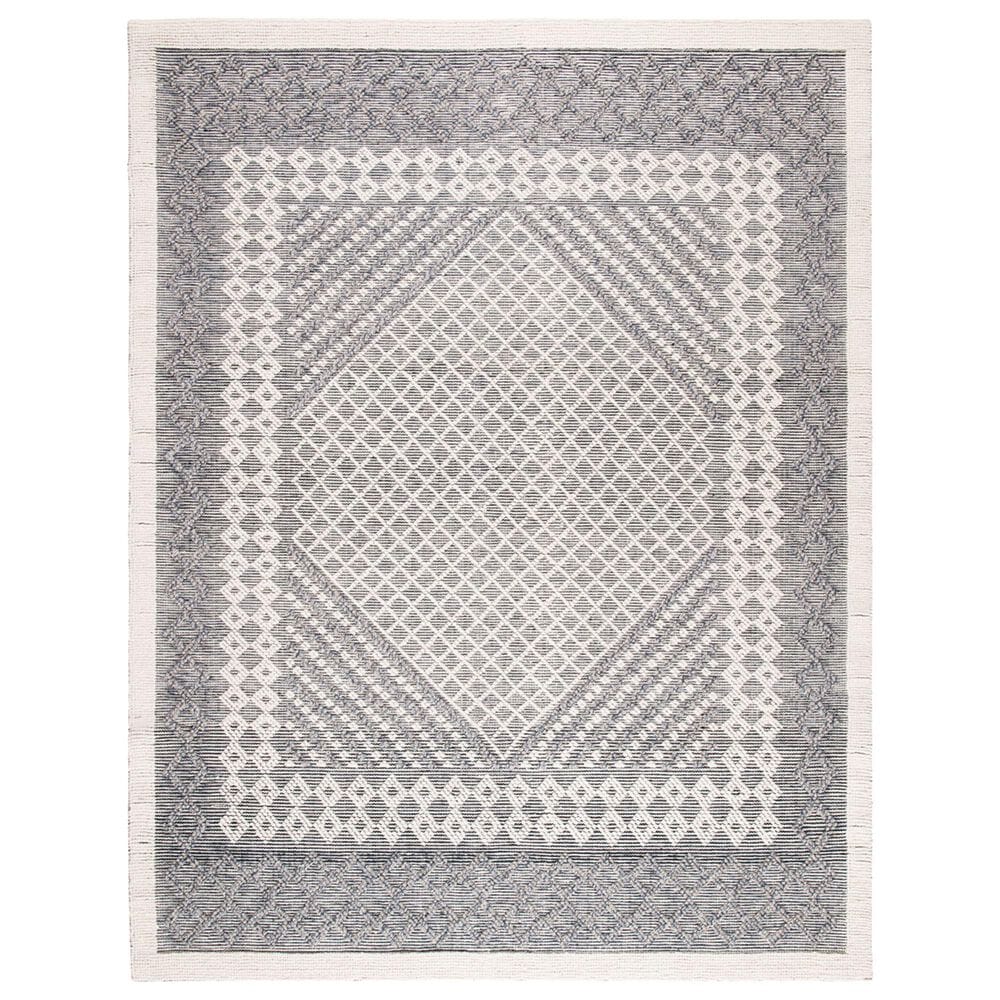 Safavieh Natura 9" x 12" Cream and Navy Area Rug, , large